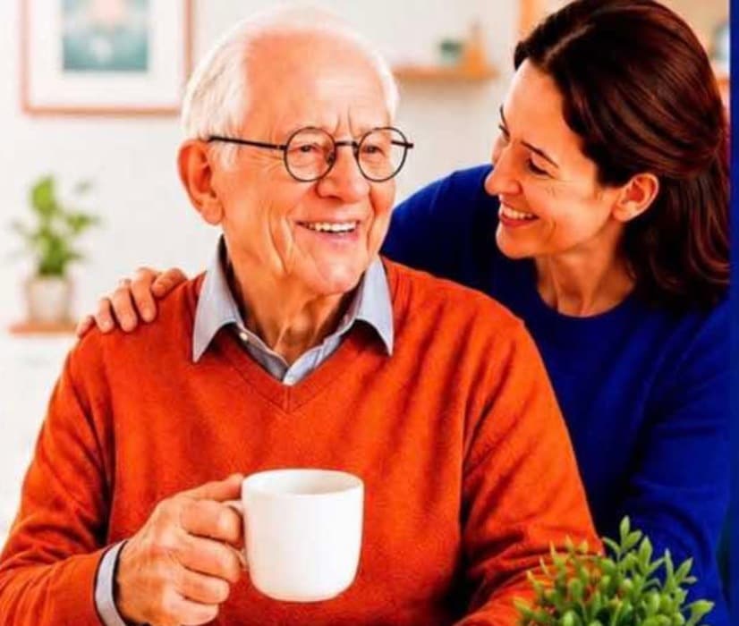 Companion visit — older adult enjoying time with a Company2You companion